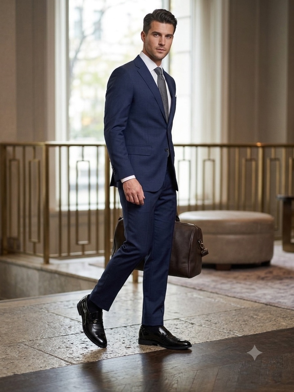 Men's Modern black shoes